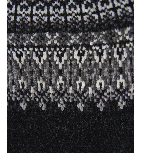 ikka「モール求心柄ニット」|プルオーバー|