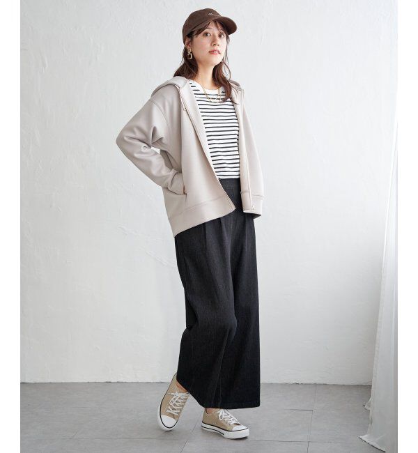 ikka「GOKU楽カノコダンボールパーカ」|パーカー|