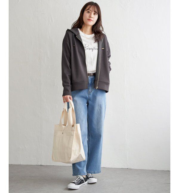 ikka「GOKU楽カノコダンボールパーカ」|パーカー|