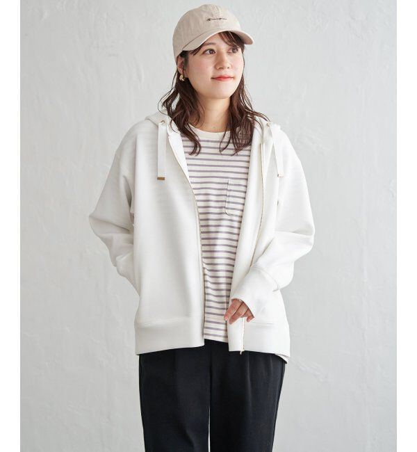 ikka「GOKU楽カノコダンボールパーカ」|パーカー|