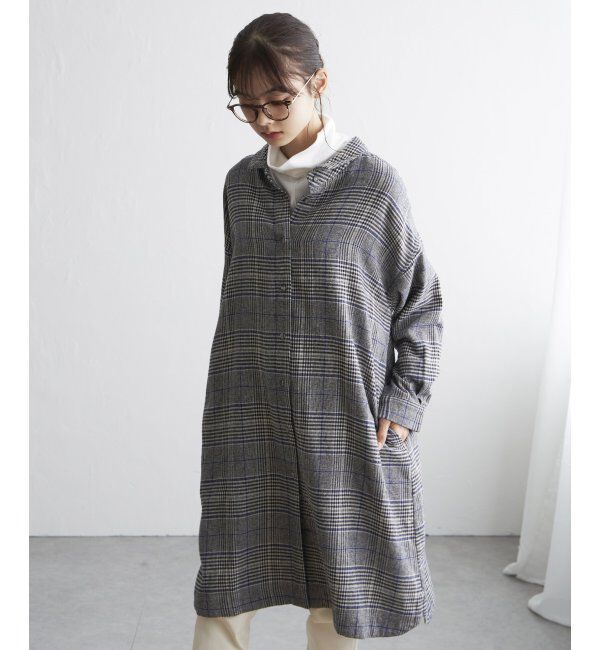 Lbc with Life「コットンチェック3WAYワンピース」|ワンピース|ブラック