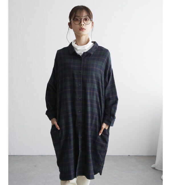 Lbc with Life「コットンチェック3WAYワンピース」|ワンピース|