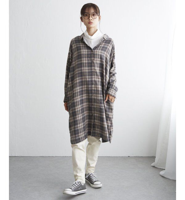 Lbc with Life「コットンチェック3WAYワンピース」|ワンピース|