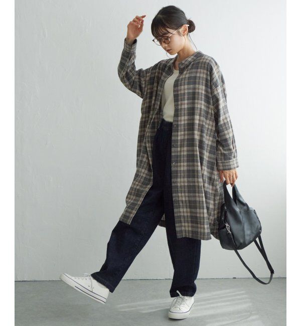 Lbc with Life「コットンチェック3WAYワンピース」|ワンピース|