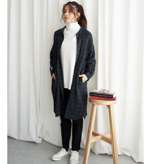 Lbc with Life「コットンチェック3WAYワンピース」|ワンピース|