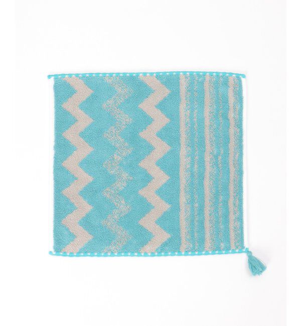 Lbc with Life「シェブロンボーダータオルハンカチ」|タオル|