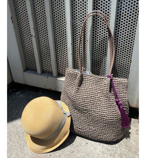 Lbc with Life「タッセルペーパートートバッグ」|その他|