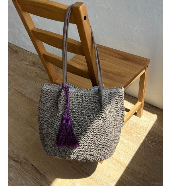 Lbc with Life「タッセルペーパートートバッグ」|その他|