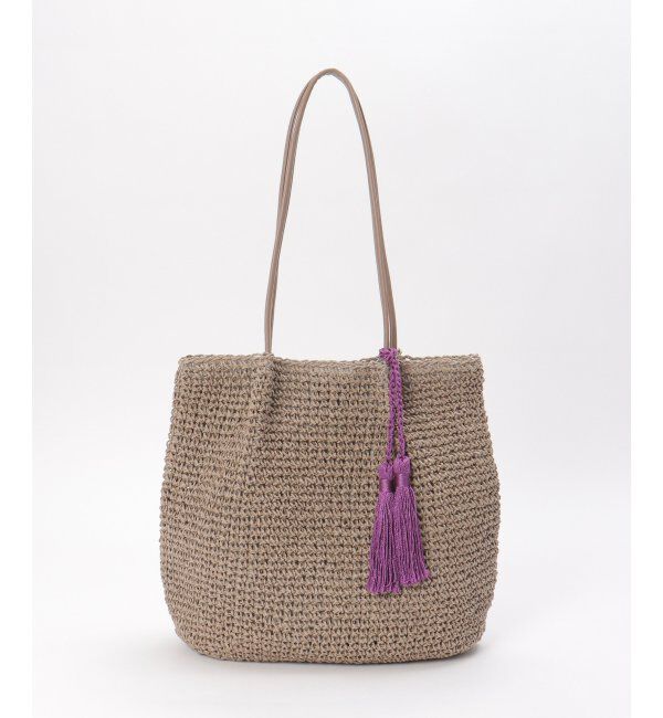 Lbc with Life「タッセルペーパートートバッグ」|その他|