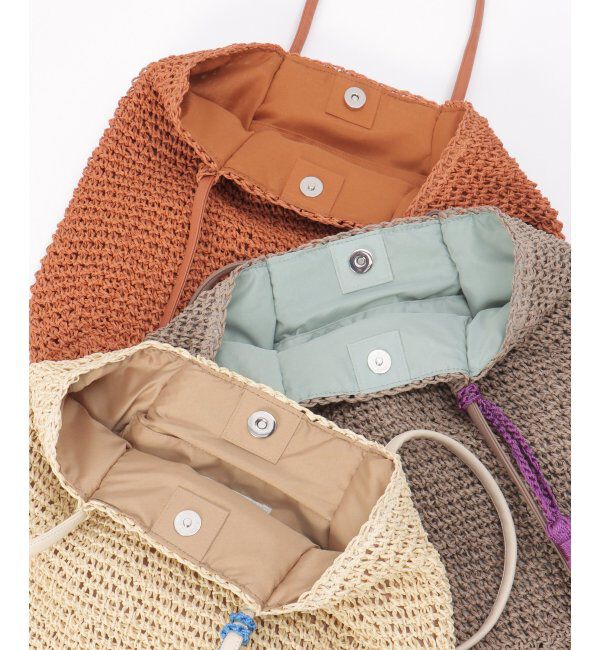 Lbc with Life「タッセルペーパートートバッグ」|その他|