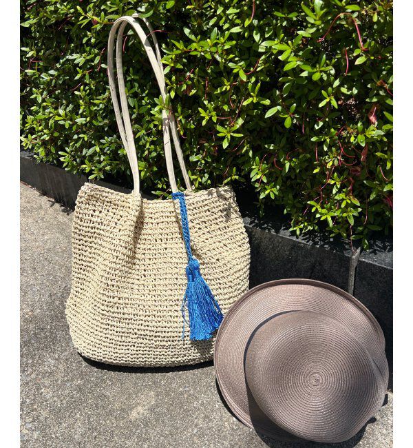 Lbc with Life「タッセルペーパートートバッグ」|その他|