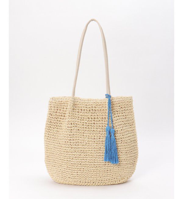 Lbc with Life「タッセルペーパートートバッグ」|その他|