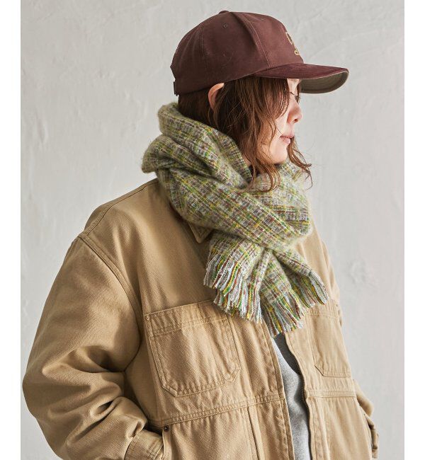 Lbc with Life「MIX織 細幅マフラー」|マフラー|