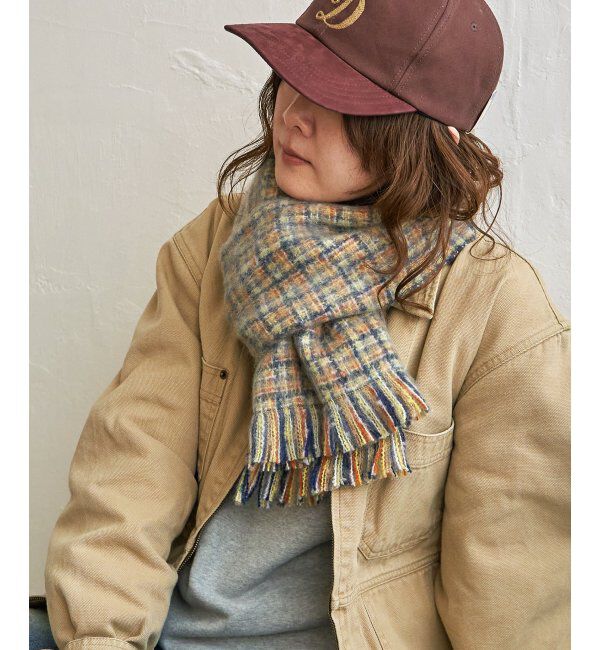 Lbc with Life「MIX織 細幅マフラー」|マフラー|