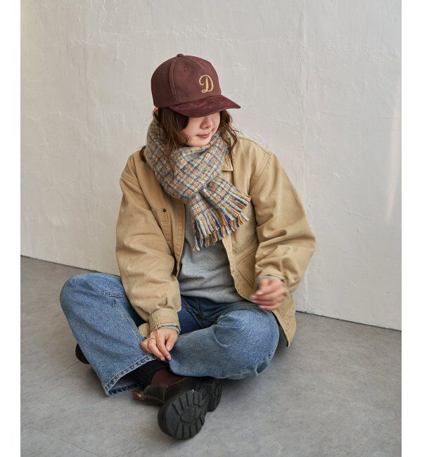 Lbc with Life「MIX織 細幅マフラー」|マフラー|