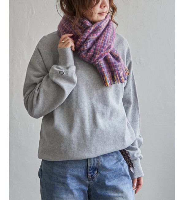 Lbc with Life「MIX織 細幅マフラー」|マフラー|