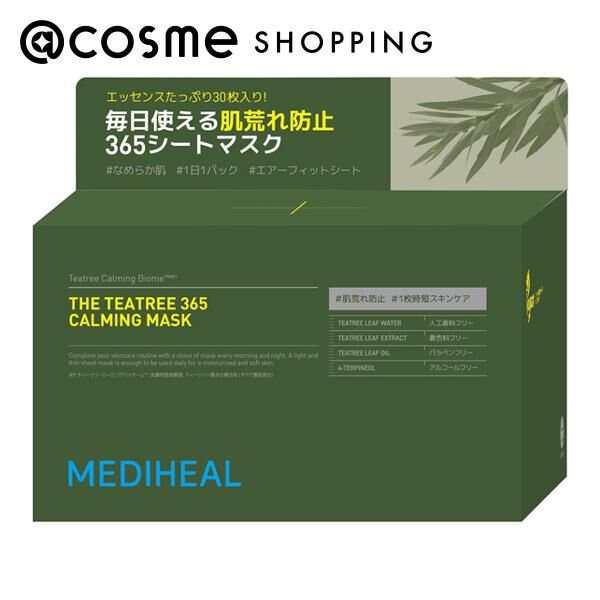  「MEDIHEAL(メディヒール) THE TEATREE 365 カーミングマスク (30枚入り（エッセンス350mL）)」|フェイスマスク・パック|その他