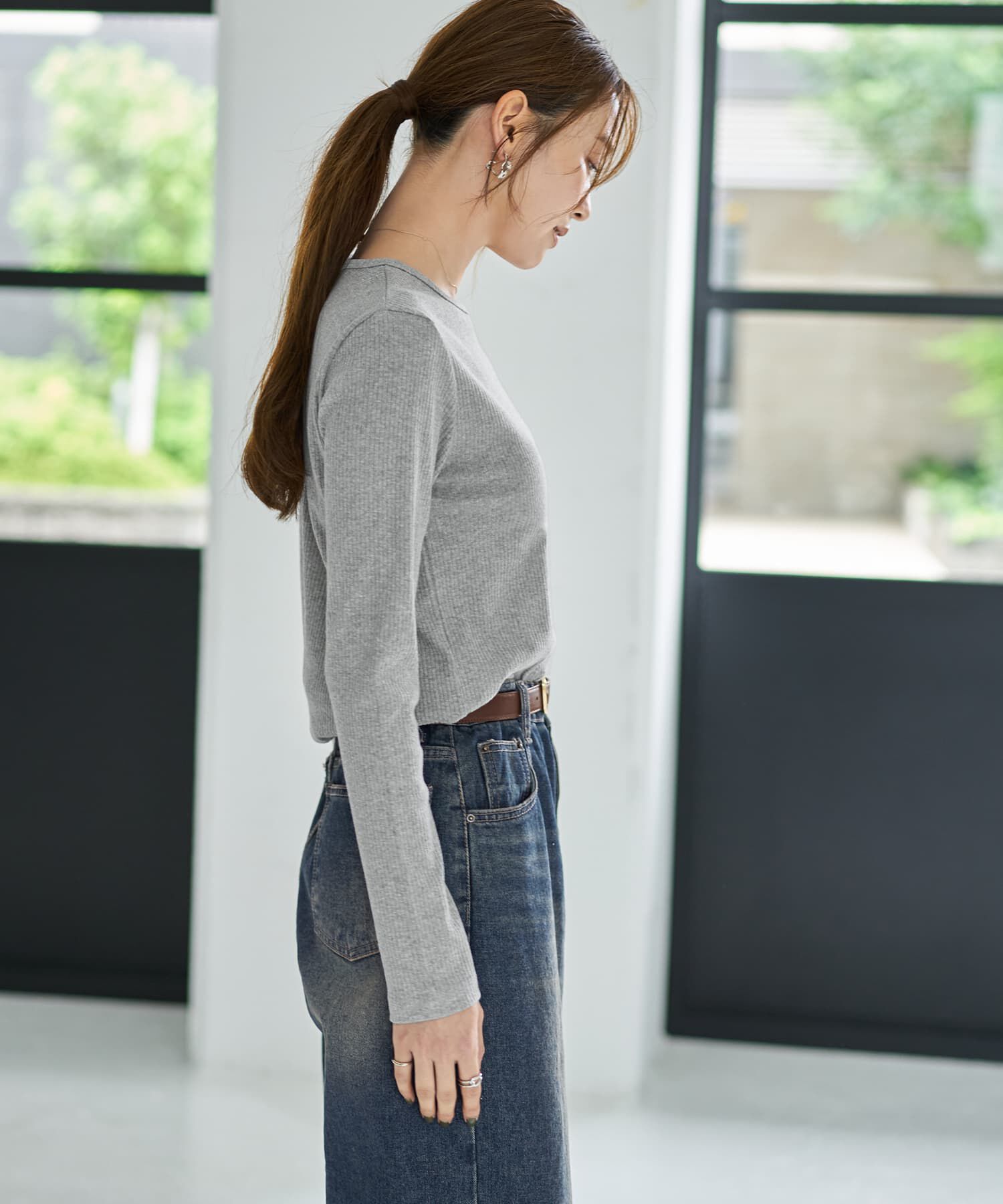 STYLE DELI「敏感肌対策◆中に着るコットンカットソートップス」|Tシャツ・カットソー|