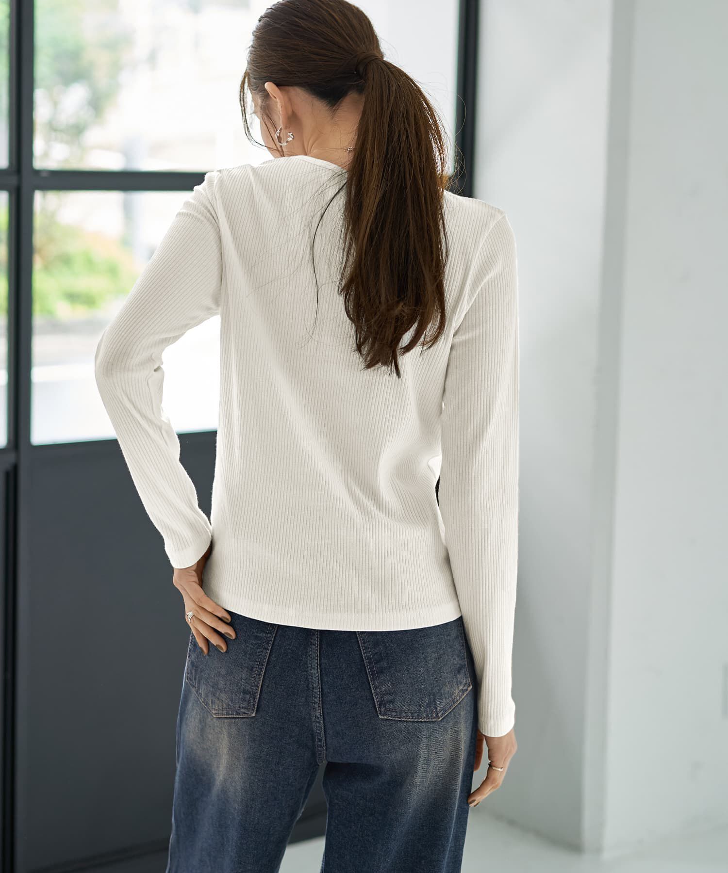 STYLE DELI「敏感肌対策◆中に着るコットンカットソートップス」|Tシャツ・カットソー|