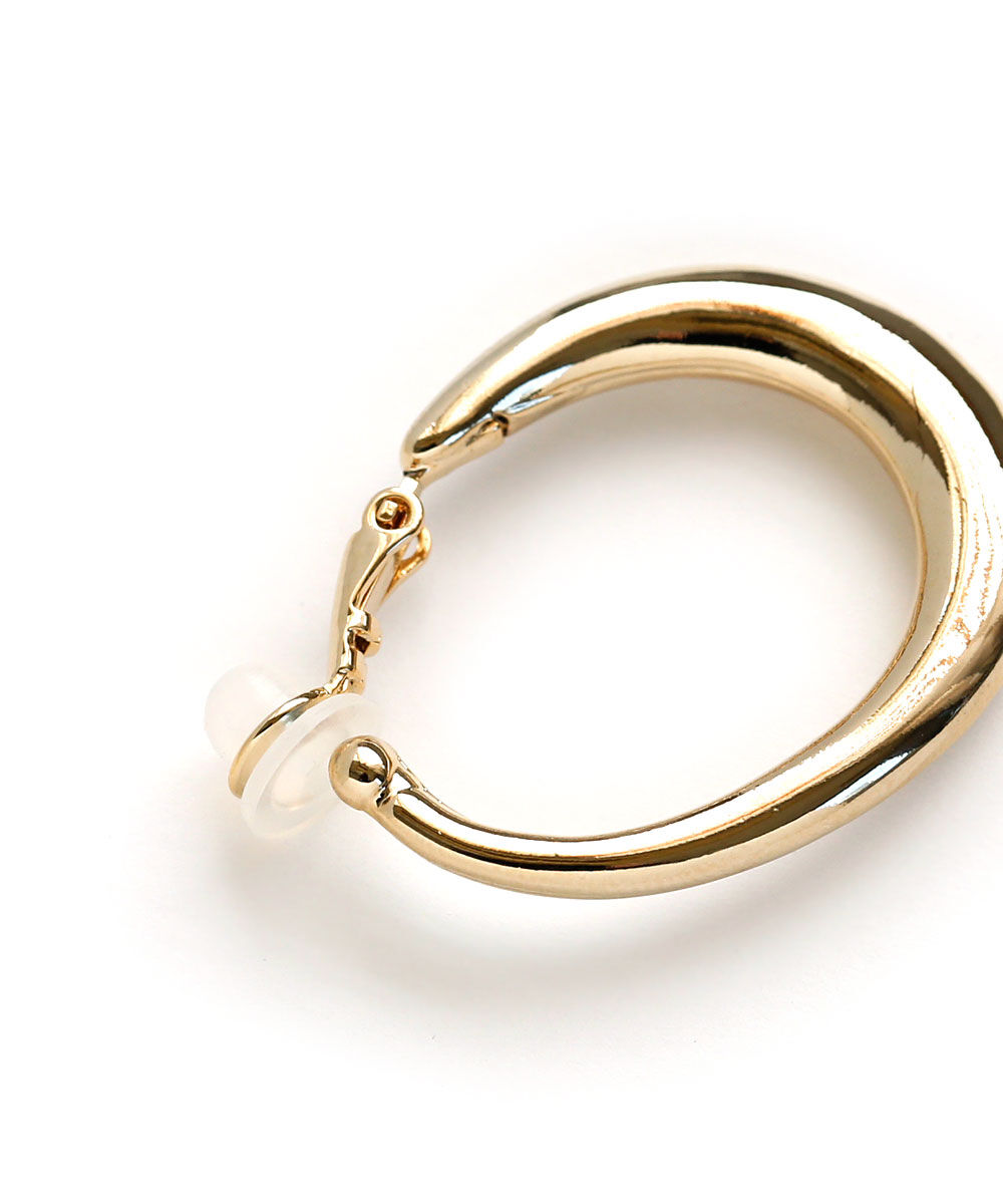 colleca la「オーバルフープイヤリング」|イヤリング|