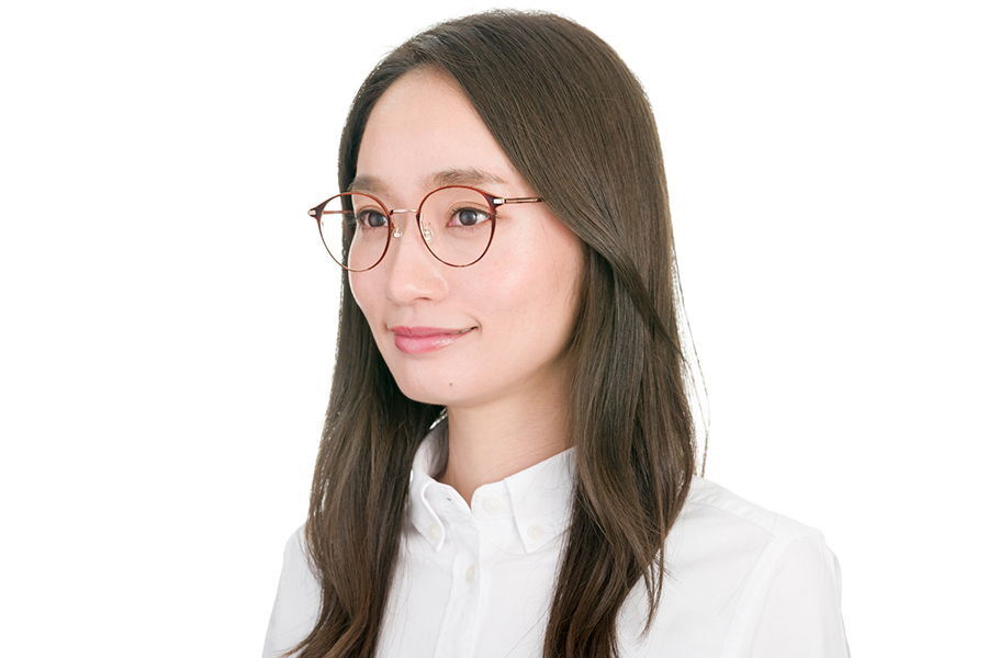  「[中顔面短縮みえメガネ]ボストン型 メガネ （レンズ交換券付き）メタルフレーム Zoff ブラックゴールド」|メガネ|