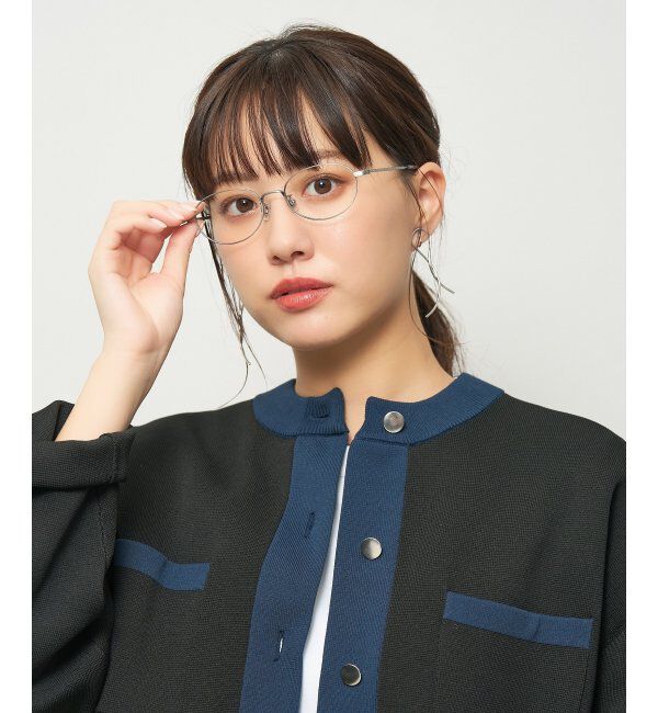  「Zoff｜SHIBATA HIKARI｜メガネ｜メタルフレーム｜伊達・度付き レンズ交換券付」|メガネ|