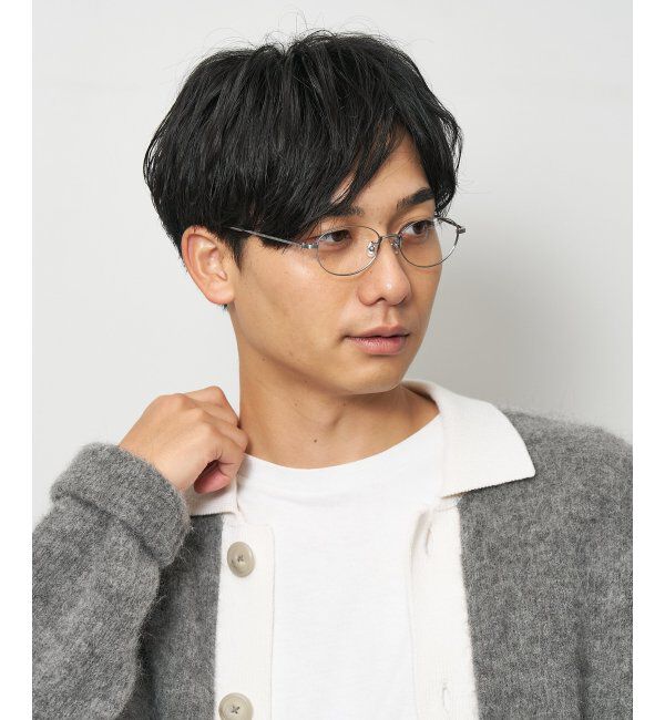  「Zoff｜SHIBATA HIKARI｜メガネ｜メタルフレーム｜伊達・度付き レンズ交換券付」|メガネ|