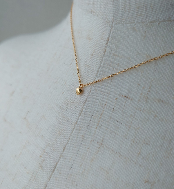 MARQUISE「ミニマルハートネックレス」|ネックレス|