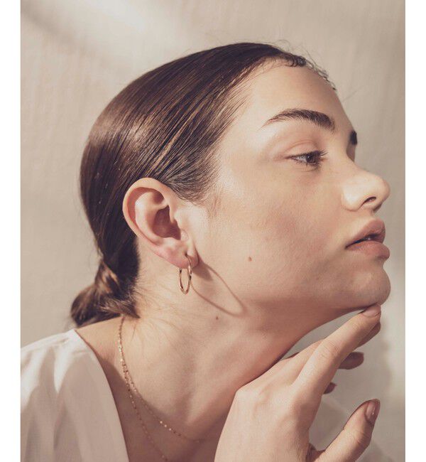 ete「フープイヤリング M」|イヤリング|