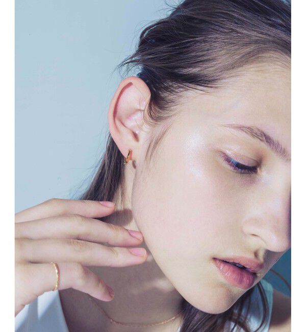 ete「パール ツイスト フープピアス」|ピアス|