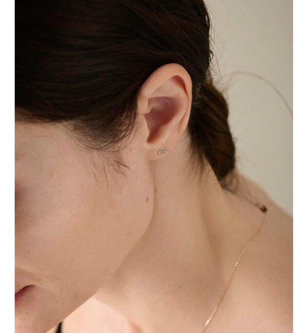 ete「K10YG ブリリアント ブラウンダイヤモンド ピアス」|ピアス|