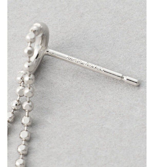 Jouete「ピアス ボールチェーン」|ピアス|