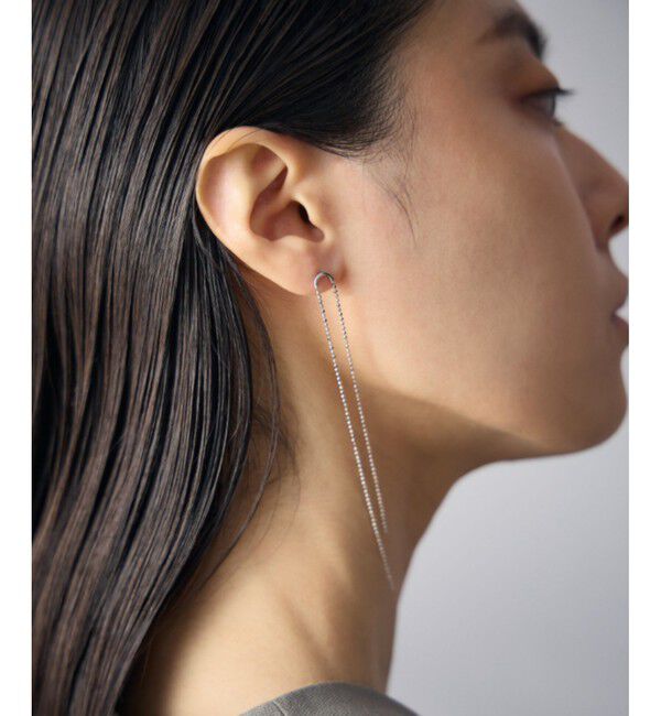 Jouete「ピアス ボールチェーン」|ピアス|