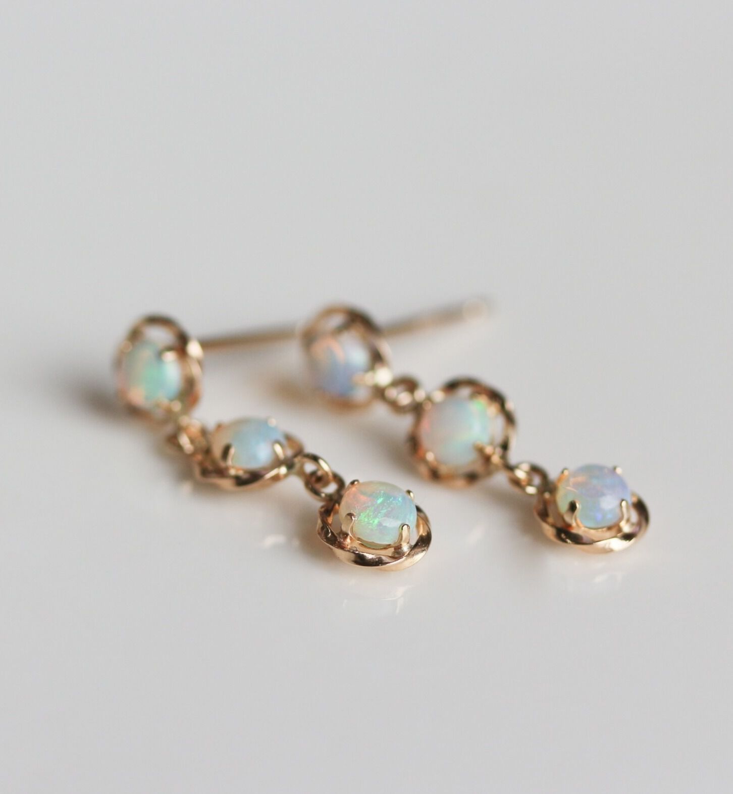  「オパール ピアス | K10YG」|ピアス|