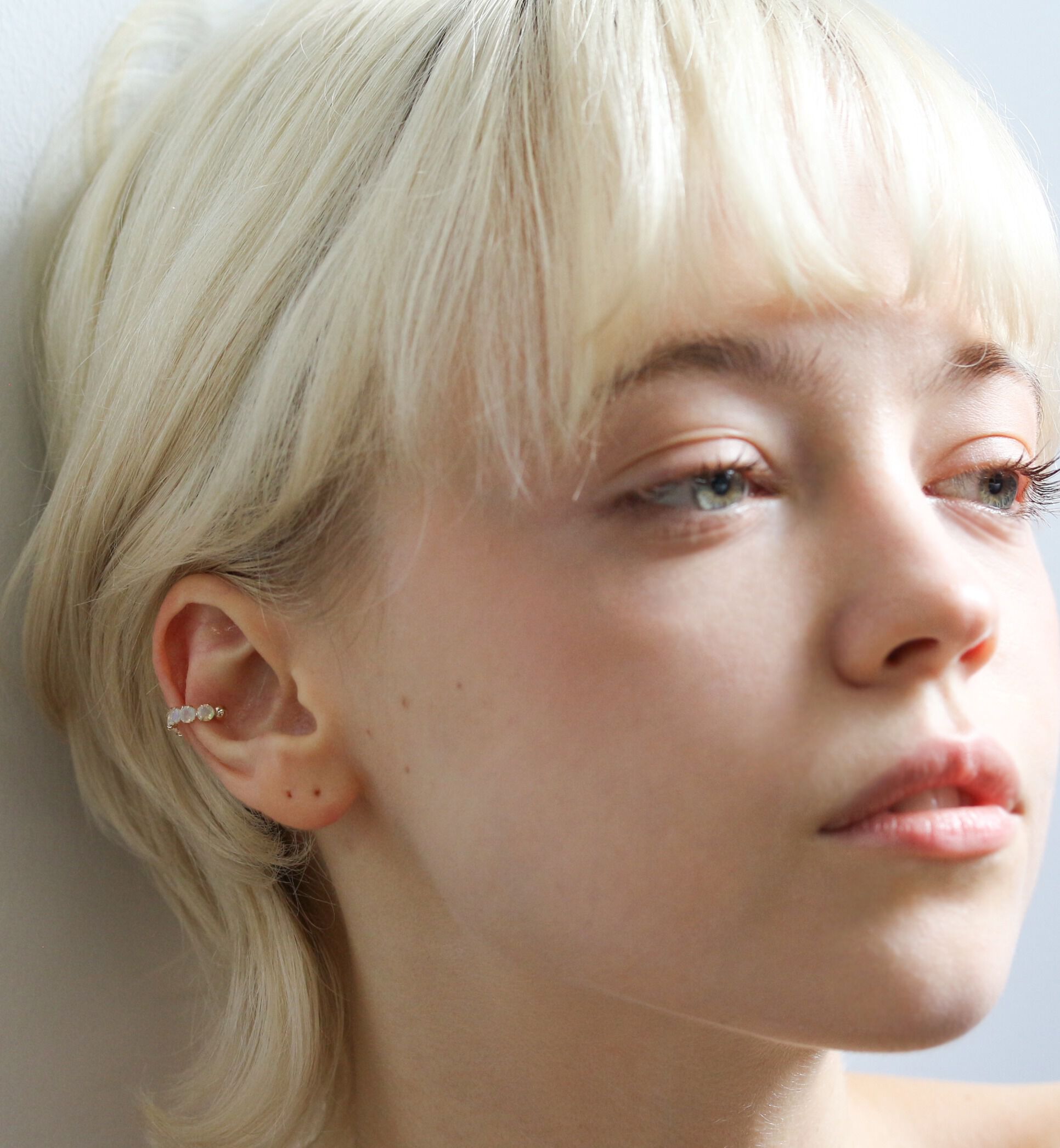  「オパール イヤーカフ | K10YG 【片耳用】」|イヤーカフ|