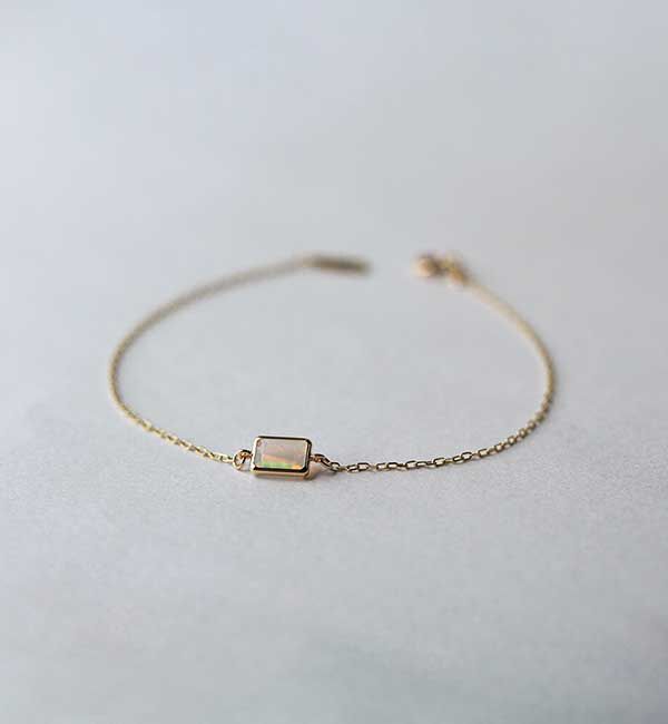  「オパール ブレスレット | K10YG」|ブレスレット・バングル|