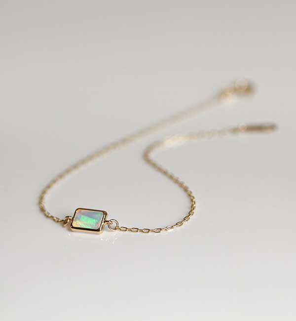  「オパール ブレスレット | K10YG」|ブレスレット・バングル|