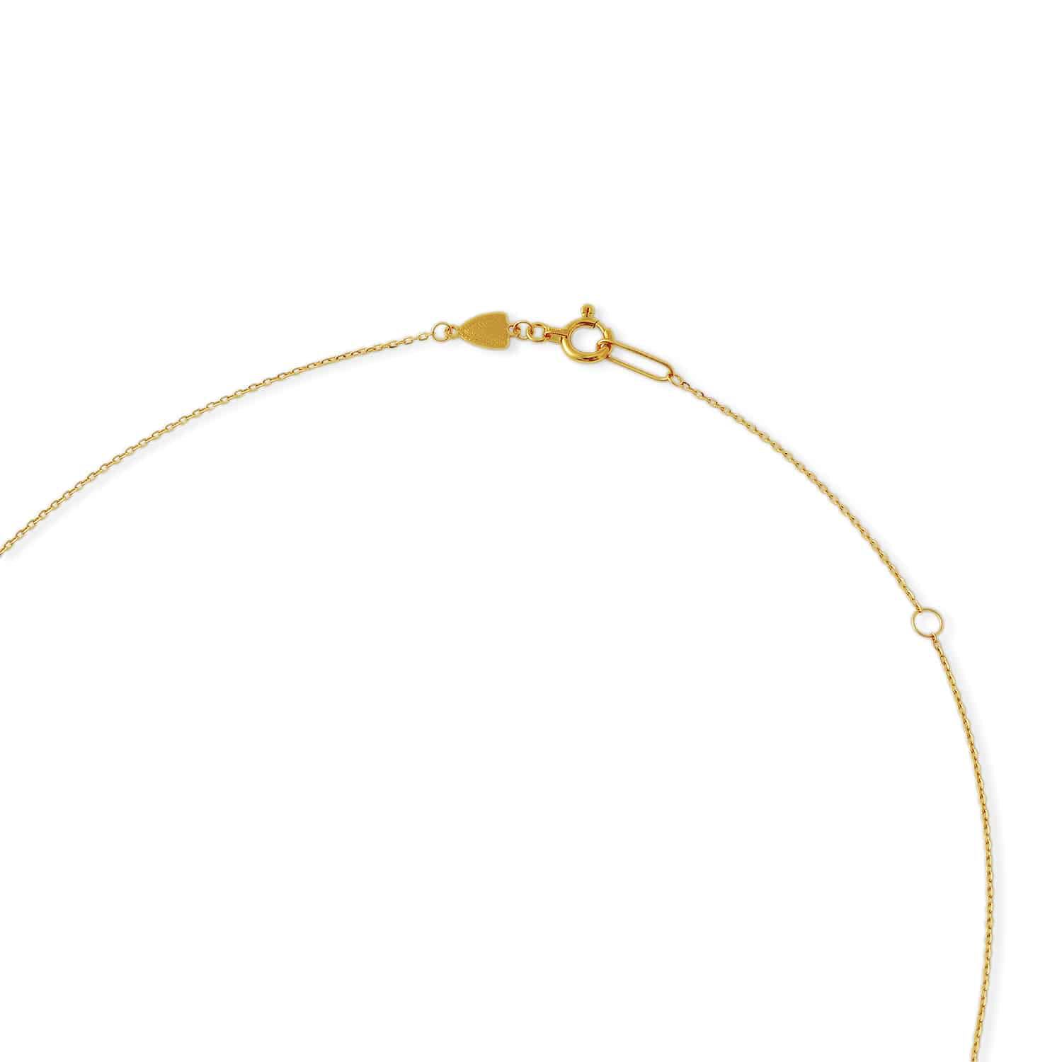 agete「K18ダイヤモンドネックレス」|ネックレス|