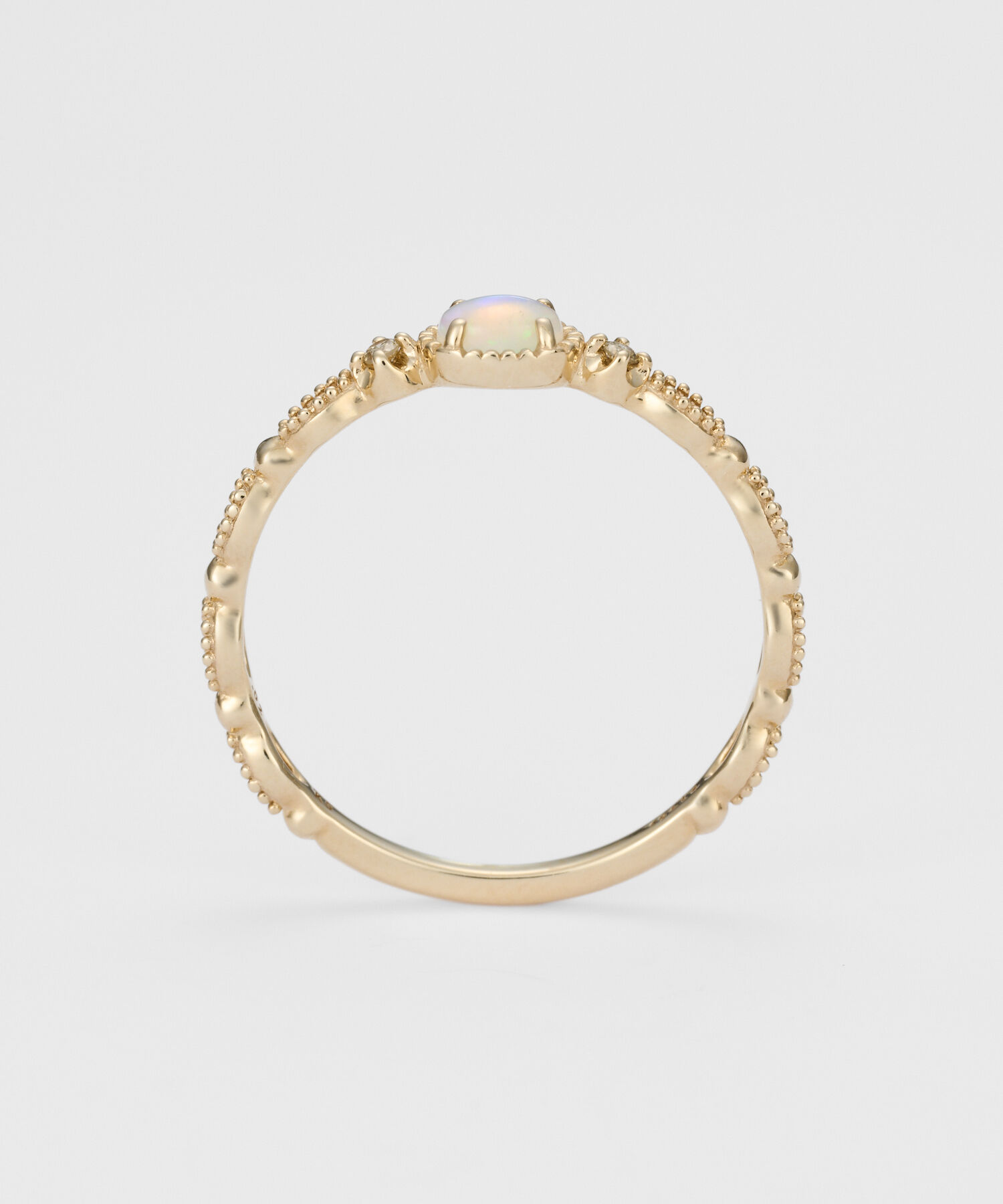 agete「K5オパール／ダイヤモンドリング」|リング|