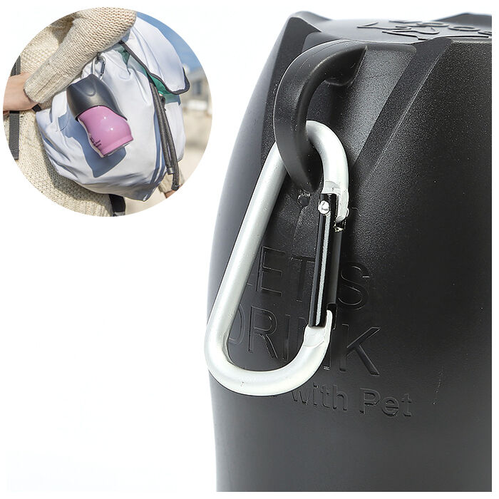 BACKYARD FAMILY「犬 散歩 給水ボトル 通販 ウォーターボトル 水 ボトル おしゃれ シンプル カラビナ 携帯」|その他|