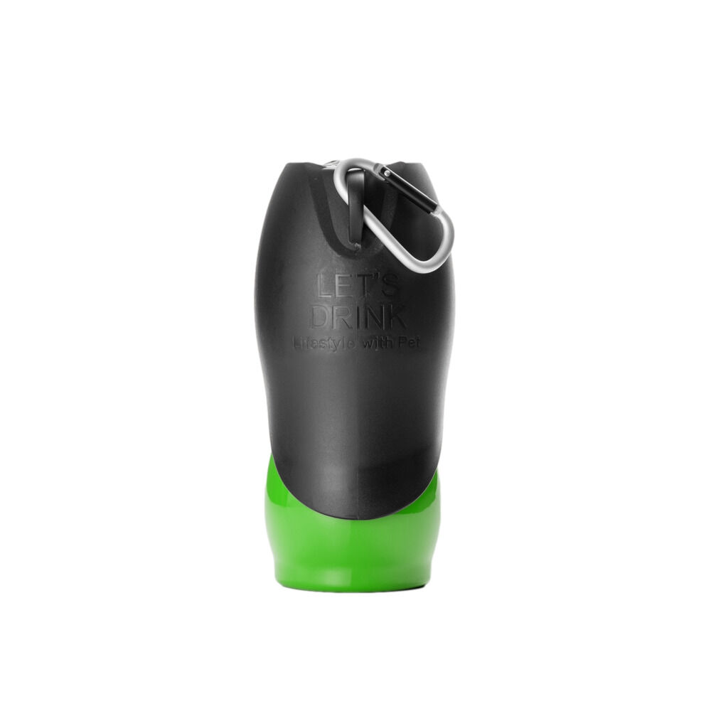 BACKYARD FAMILY「犬 散歩 給水ボトル 通販 ウォーターボトル 水 ボトル おしゃれ シンプル カラビナ 携帯」|その他|グリーン1