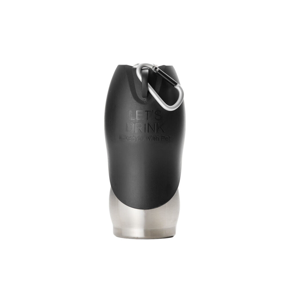 BACKYARD FAMILY「犬 散歩 給水ボトル 通販 ウォーターボトル 水 ボトル おしゃれ シンプル カラビナ 携帯」|その他|シルバー1