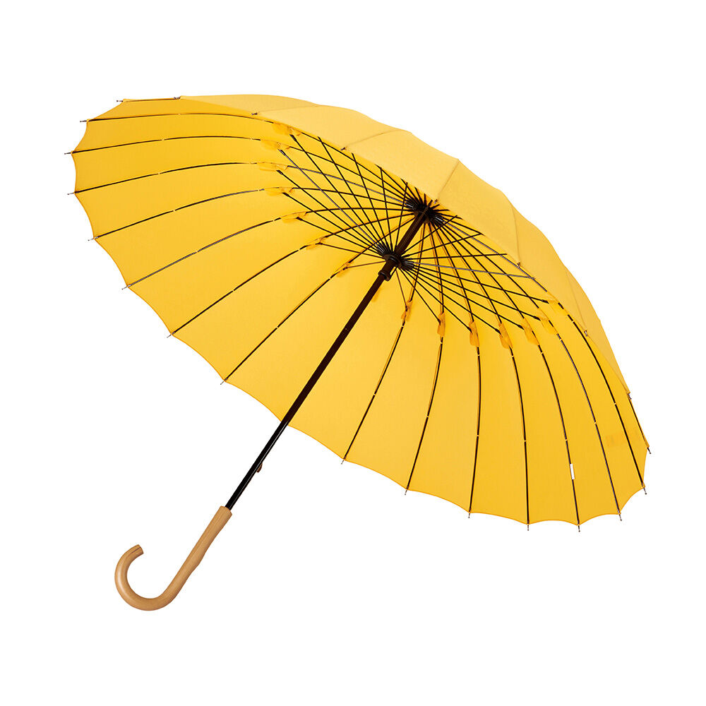 BACKYARD FAMILY「傘 メンズ ブランド 通販 大きいサイズ おしゃれ 丈夫 mabu マブ 24本骨 手開き 手動」|傘|イエロー1
