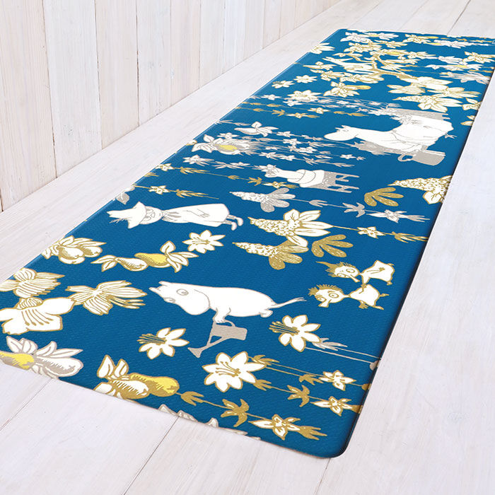 BACKYARD FAMILY「キッチンマット 180 通販 ムーミン 北欧 キャラクター 滑り止め すべりにくい 拭ける ふける」|食器・キッチングッズ|