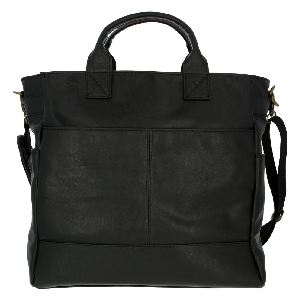 BACKYARD FAMILY「トートバッグ メンズ ビジネス ノートPC 通販 A4 B4 ファスナー付き ビジネスバッグ 通勤」|トートバッグ|ブラック1