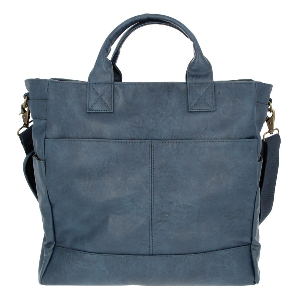 BACKYARD FAMILY「トートバッグ メンズ ビジネス ノートPC 通販 A4 B4 ファスナー付き ビジネスバッグ 通勤」|トートバッグ|ブルー1