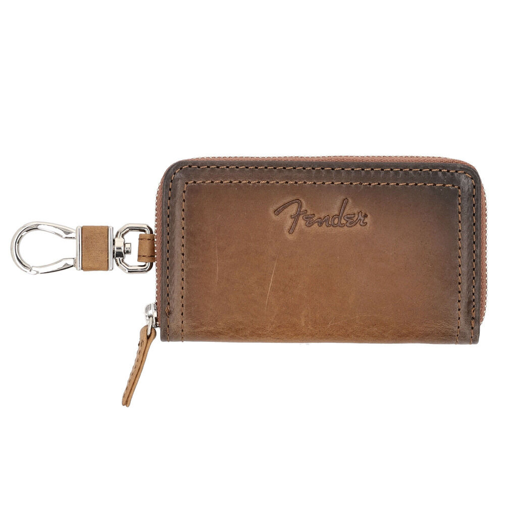 BACKYARD FAMILY「Fender フェンダー キーケース 500 メンズ 通販 スマートキーケース キーホルダー」|キーケース|ブラウン1