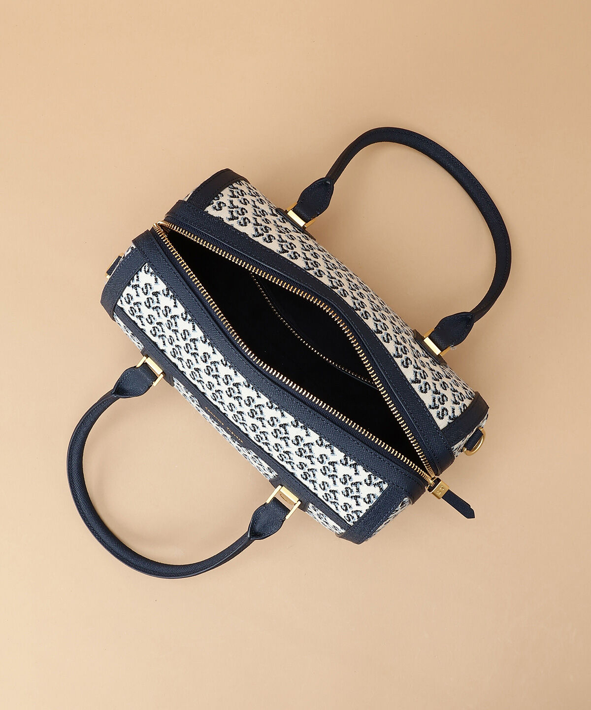 Samantha Thavasa「ST Jacquard シルエット ボストンバッグ」|ボストンバッグ|