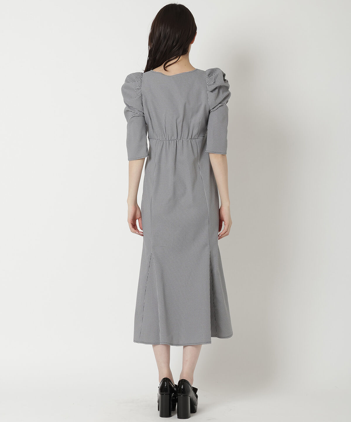 REDYAZEL「デコルテリボンあきマーメイドワンピース」|ワンピース|