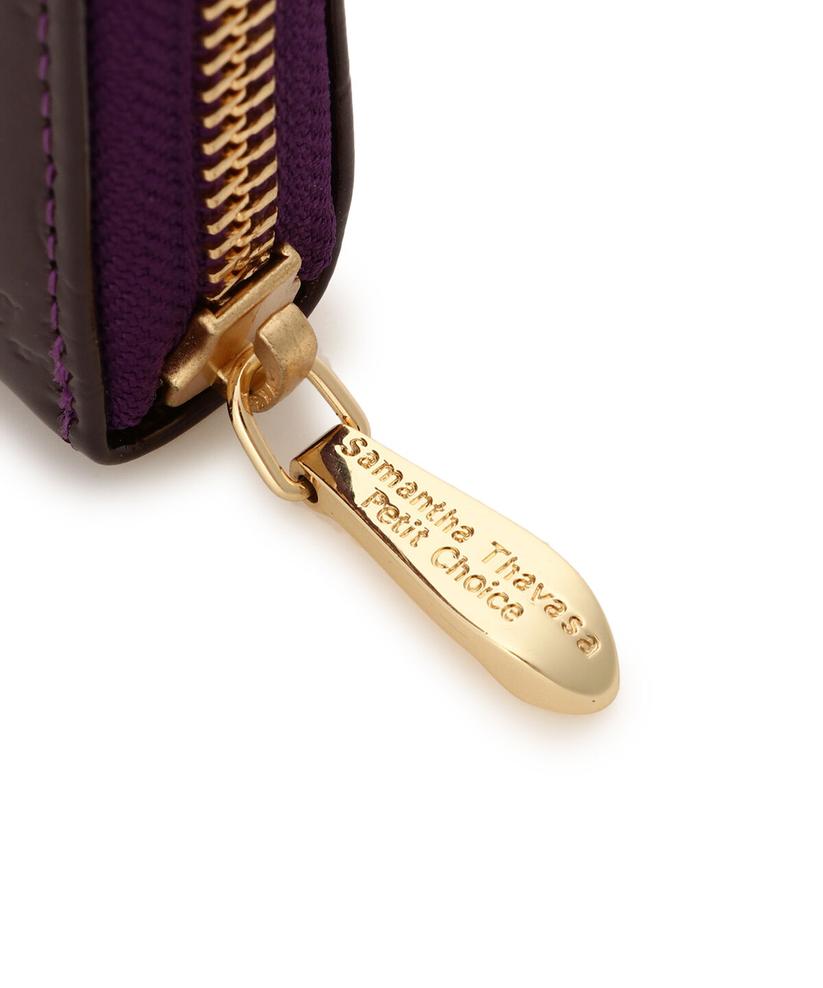 Samantha Thavasa Petit Choice「エナメルハート型押し 長財布」|財布|